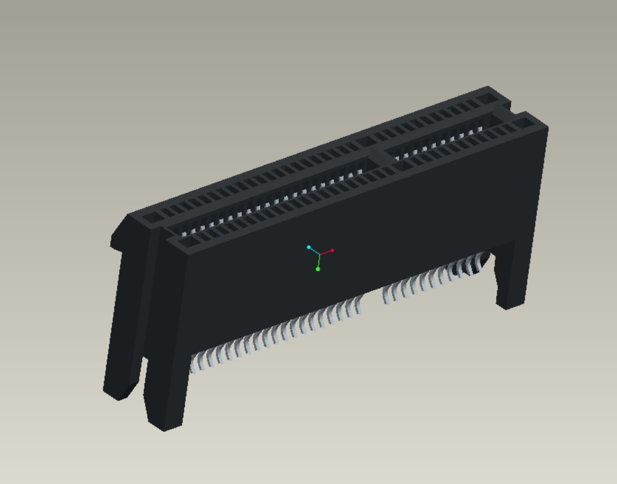 EAST-06401X20K1XR PCIE 64P（X4）夾板式二側(cè)卡位（夾板1.6T）