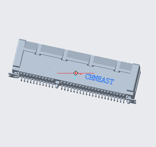 EAST-06401XXXXXXX PCIE 64P（X4）GEN 4.0傳統(tǒng)有屋檐SMT貼片式