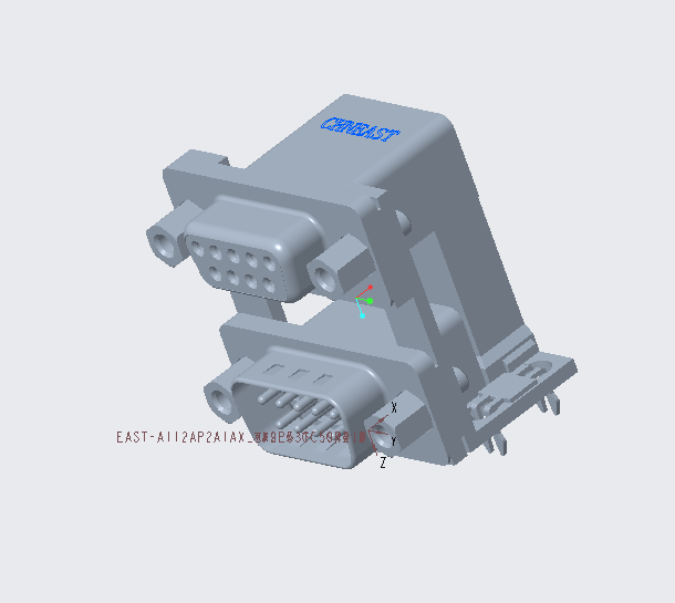 EAST-A112AP2A1AX 雙層9P公（下）+9P母（上）H19.05mm