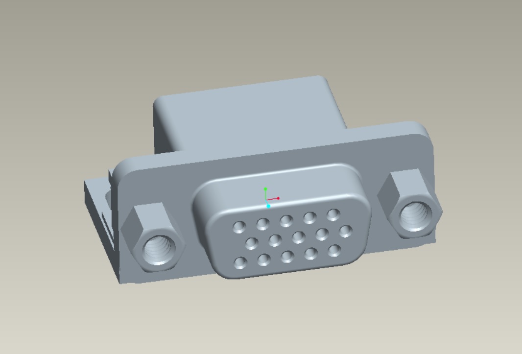 EAST-HDR15P-8.89XX-X HDR VGA 8.89mm直鎖螺絲