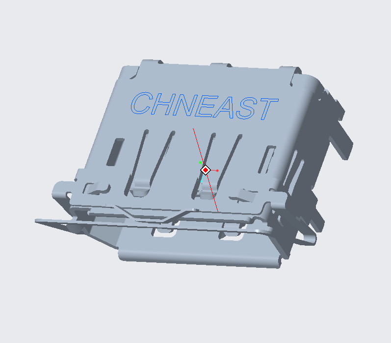 EAST-DP0440A0008 DISPLAY PORT 20P SMT型外殼四腳DIP帶彈片