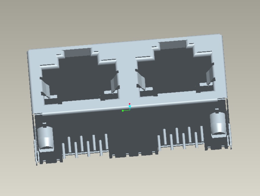 EAST-56I-328800111101 RJ451X2 無燈無彈片（無后背腳）
