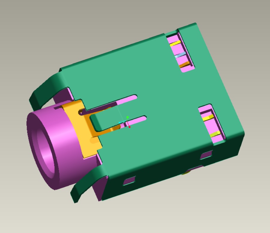 EAST-2323K AUDIO JACK中心高H2.20有臺階有前彈片