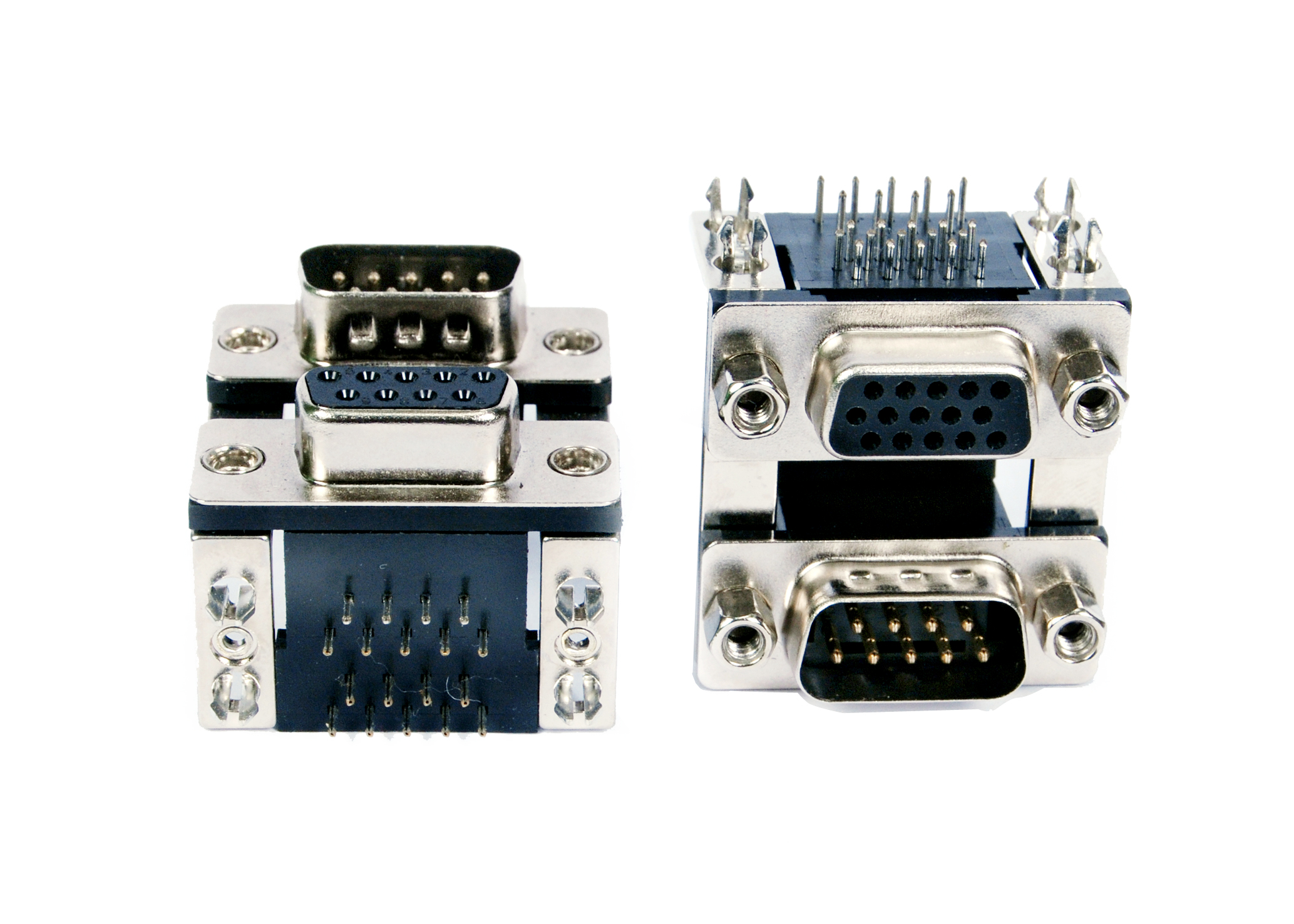 EAST-B1N2AP2A1XX 雙層9公上+VGA 15P母5.08下 H19.05