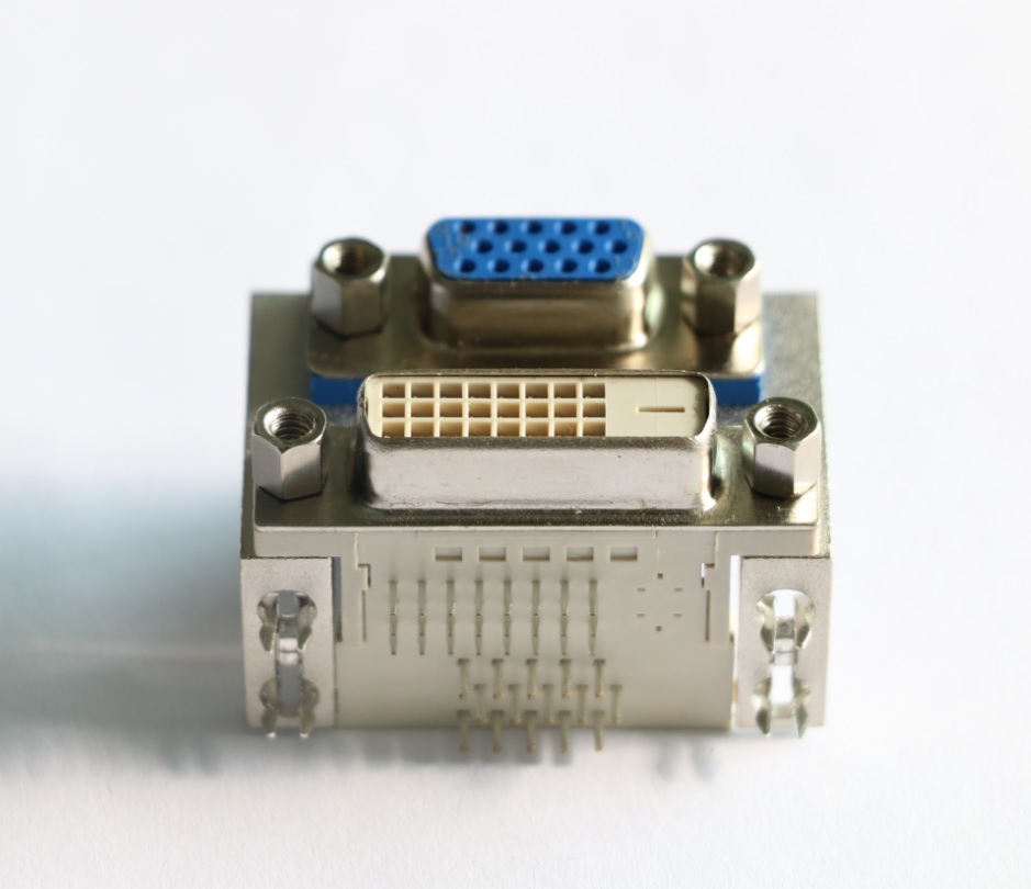 EAST-6SV2XP2A1XX 雙層VGA(上)+DVI(下)24+1P H15.88