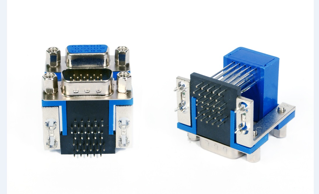 EAST-6S1PBP2A1XXR 雙層VGA母頭上+COM9公8.08下 H19.05mm