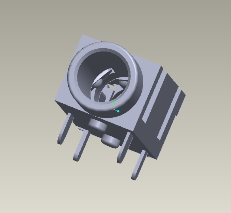 EAST-D3027-X PHONE JACK3.5 中心高H2.5帶定位柱3段DIP