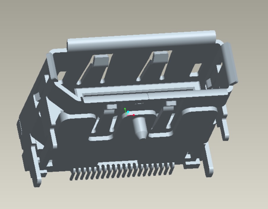 EAST-DP0110A0008 DISPLAY PORT 20P SMT型外殼四腳DIP