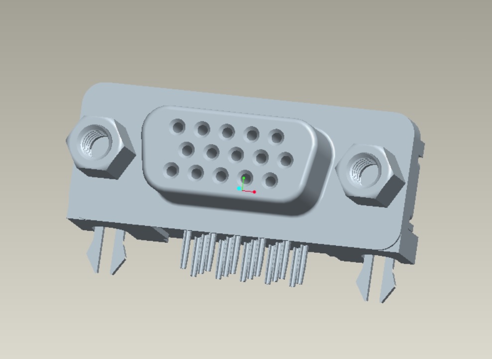 EAST-HDR15P-308XX-X HDR VGA 15P 3.08鉚合鎖螺絲