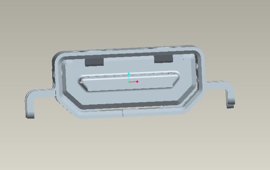 EAST-HDD19B04AA1 HDMI D TYPE 沉板H1.0 SMT外殼四腳DIP