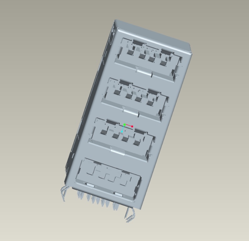 USB 3.0 AF 四層全包雙層USB 3.0+雙層USB 2.0
