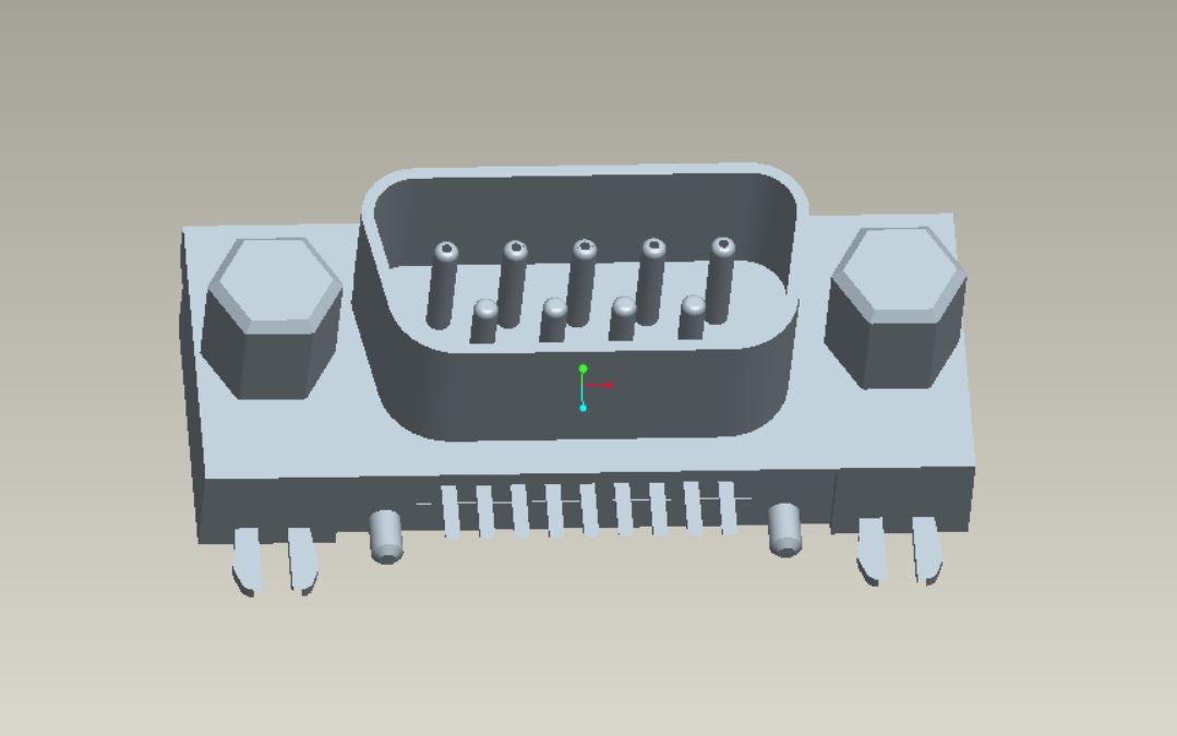 EAST-SLIM090020-001 D-SUB SLIM 9P公超薄單排PIN 2.0mm