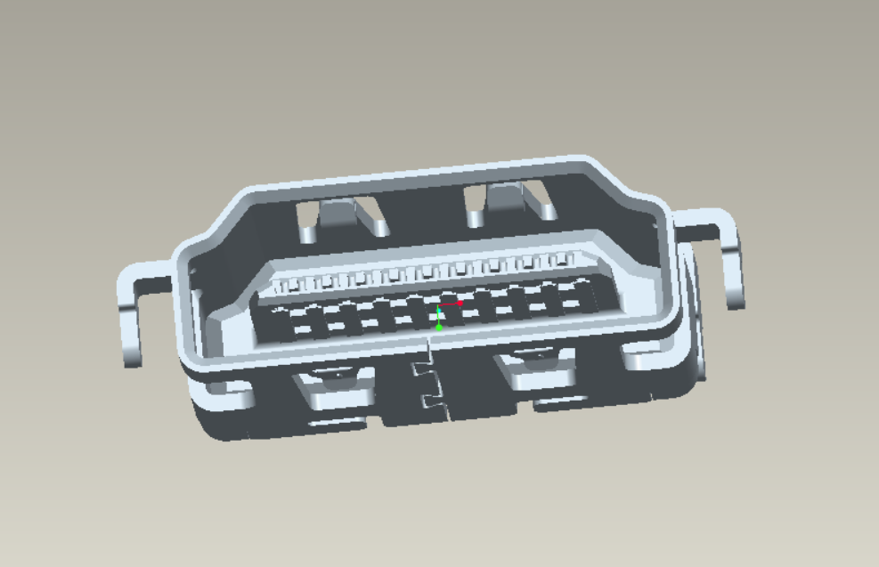 EAST-HD19B1N280R HDMI A TYPE 反向沉板板上H2.80 DIP