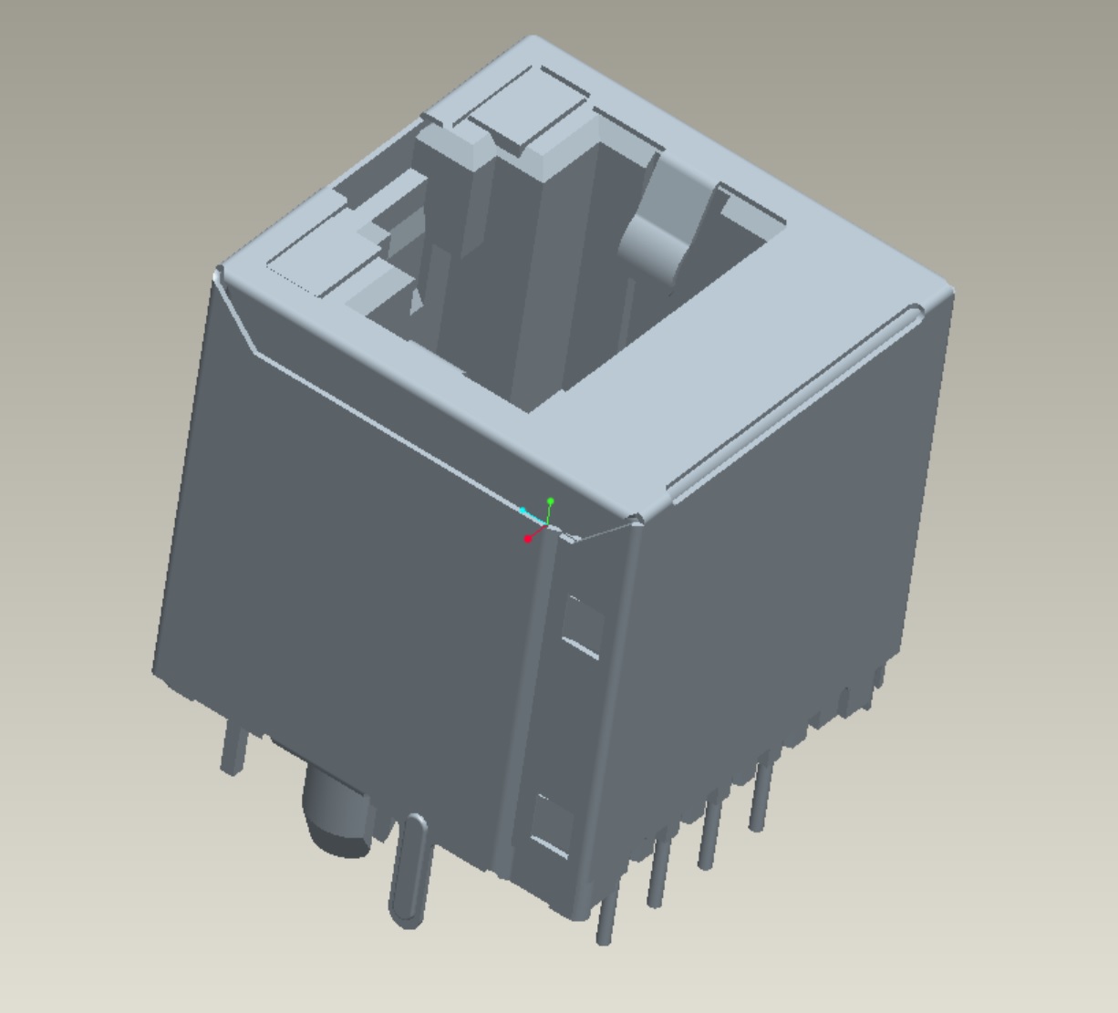 EAST-52F-31881611101 RJ45 直立式180度H16.75帶燈（1綠2黃）無(wú)彈片